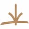 Ekena Millwork Davenport Timber Gable Bracket, Western Red Cedar, 108"W x 54"H x 1 1/2"D x 5 1/2"F, 12/12 Pitch GBW108X54X0206DAV00SWR - alternate 5